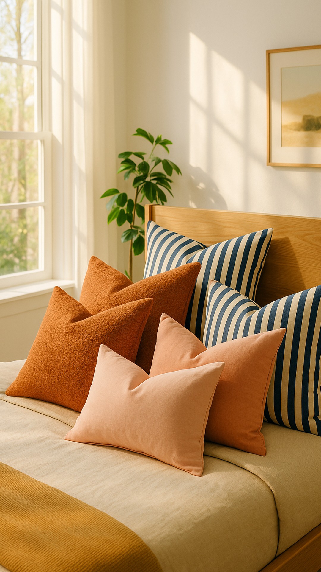 Awaken to the soft embrace of spring's finest pillows, rich with texture and colour. Create your own dreamy retreat.