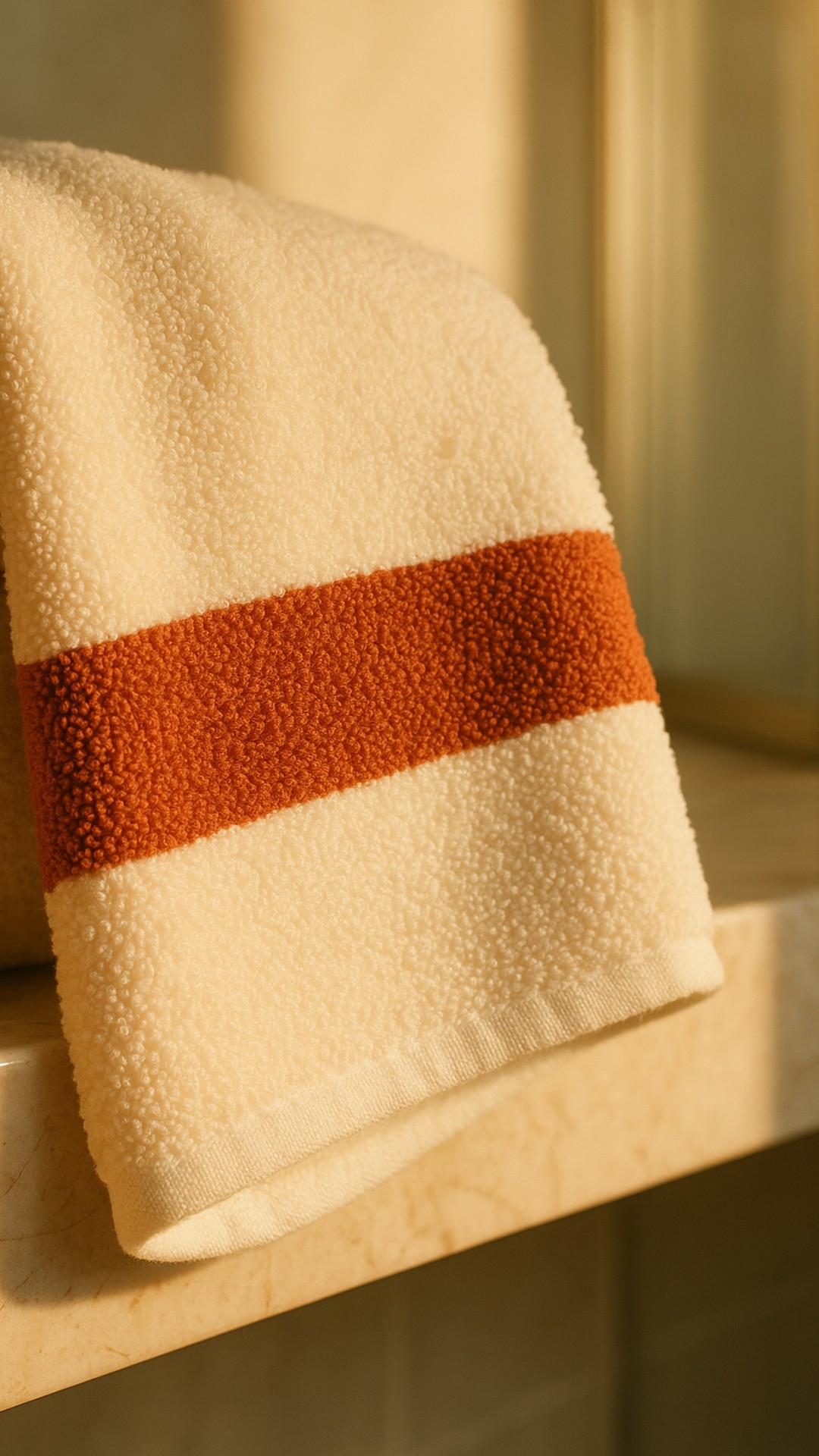 Indulge in the sublime texture of our Turkish cotton towels, where every thread whispers luxury and comfort.