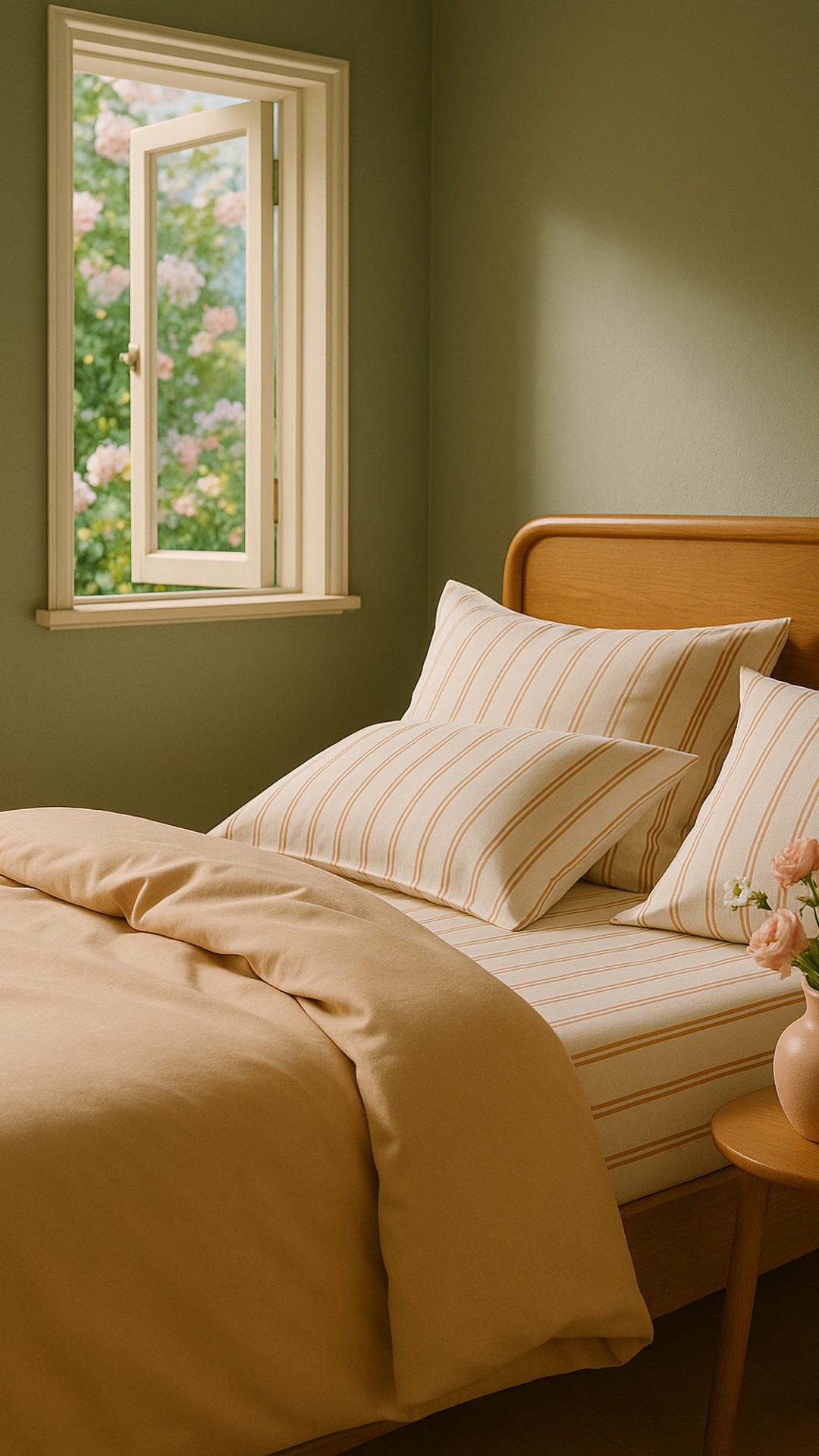 Embrace the softness of spring mornings with bedding that whispers elegance and comfort.