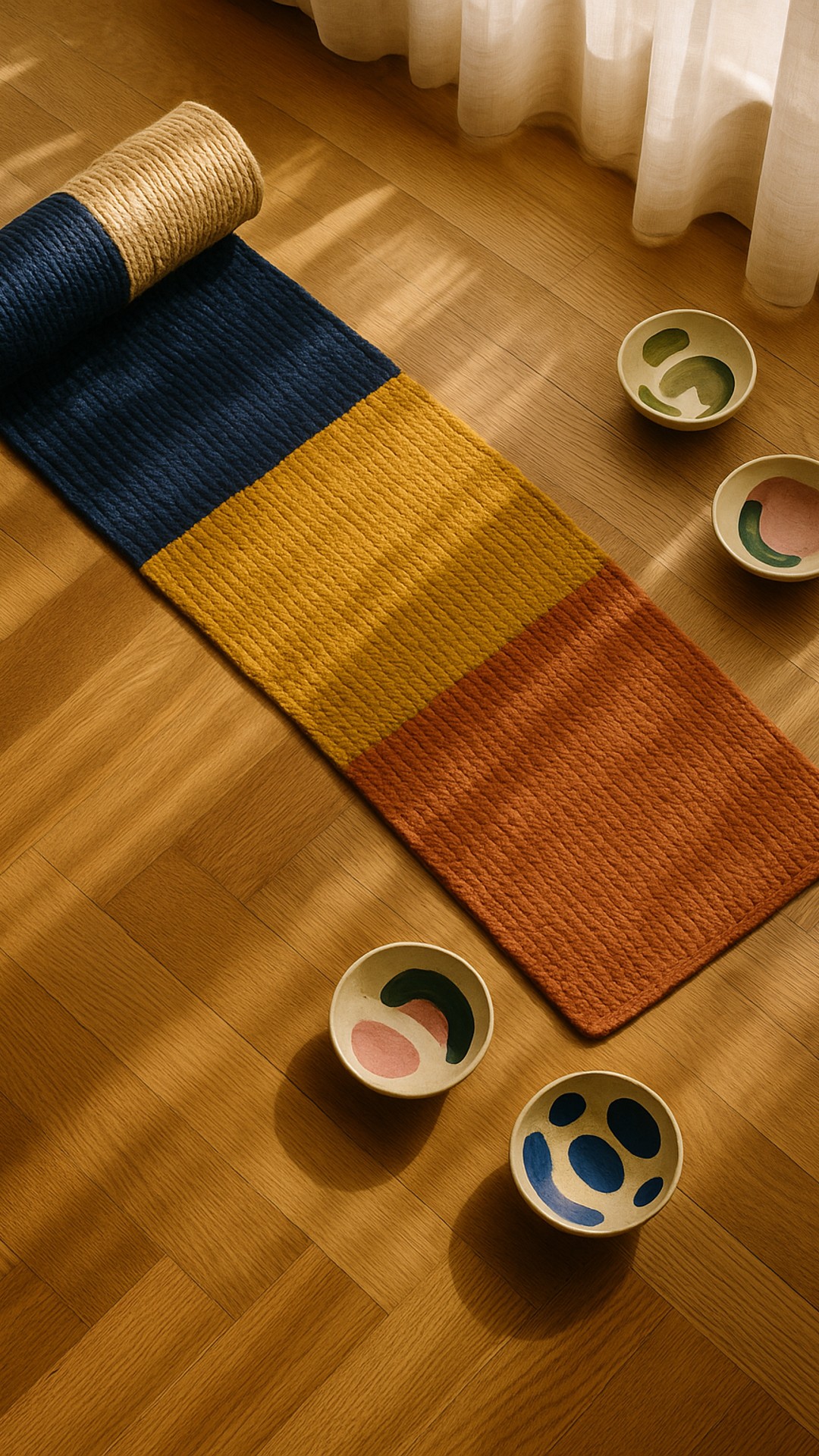 Unfurl a feeling of warmth and artistry with our richly hued runner rug, perfect for your spring refresh. Indulge in the tactile beauty that grounds and enlivens any space.