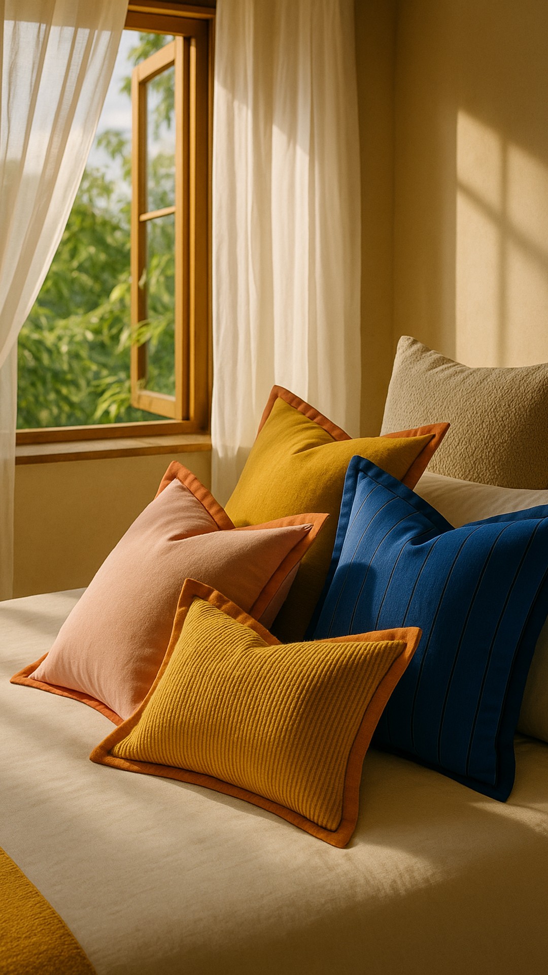 Embrace the new season with lavish layers of comfort and colour on your bed. Let the gentle sunlight illuminate your mornings with our plush pillow collection.