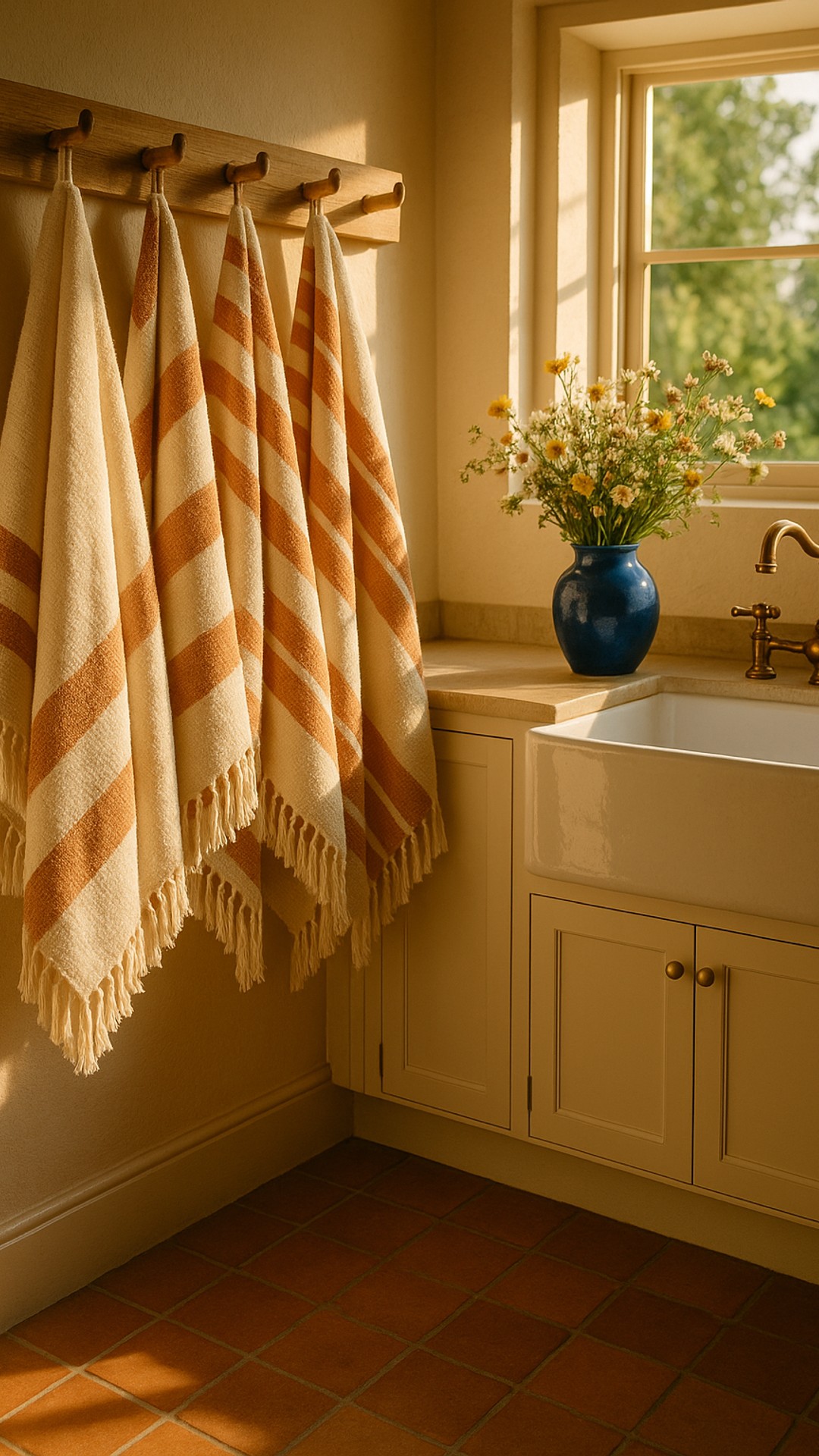 Bask in the gentle warmth of spring with our Turkish cotton towels, made for sunlit moments.