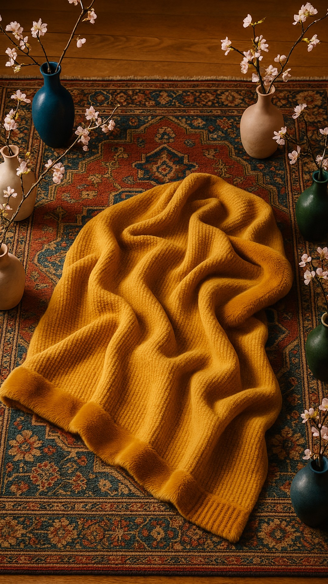 Wrap yourself in luxury as you embrace the subtle art of texture and warmth.