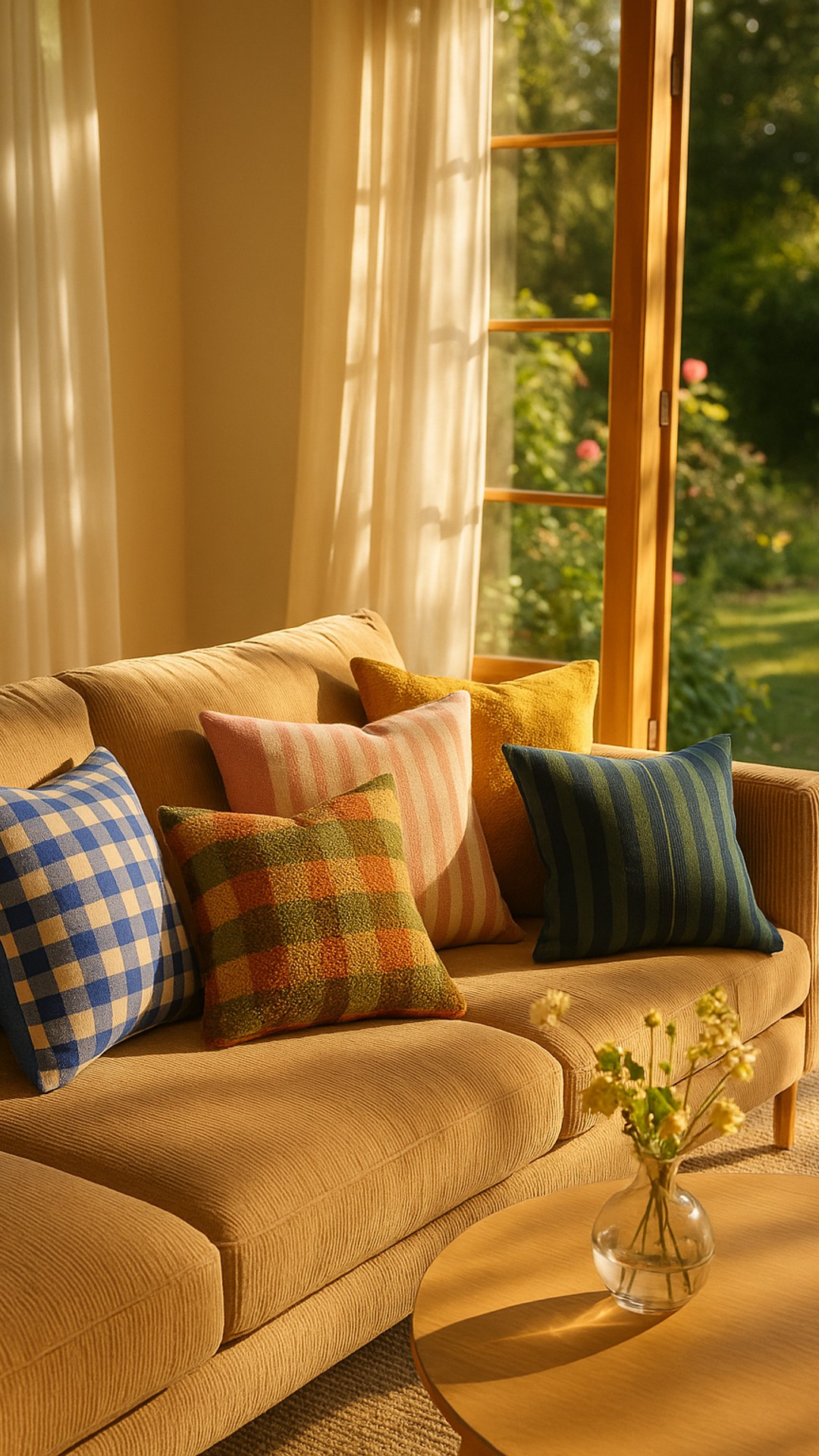 Welcome the light and colour of spring with cushions that make you want to stay awhile. Perfectly mixed patterns bring a fresh ease to any room.